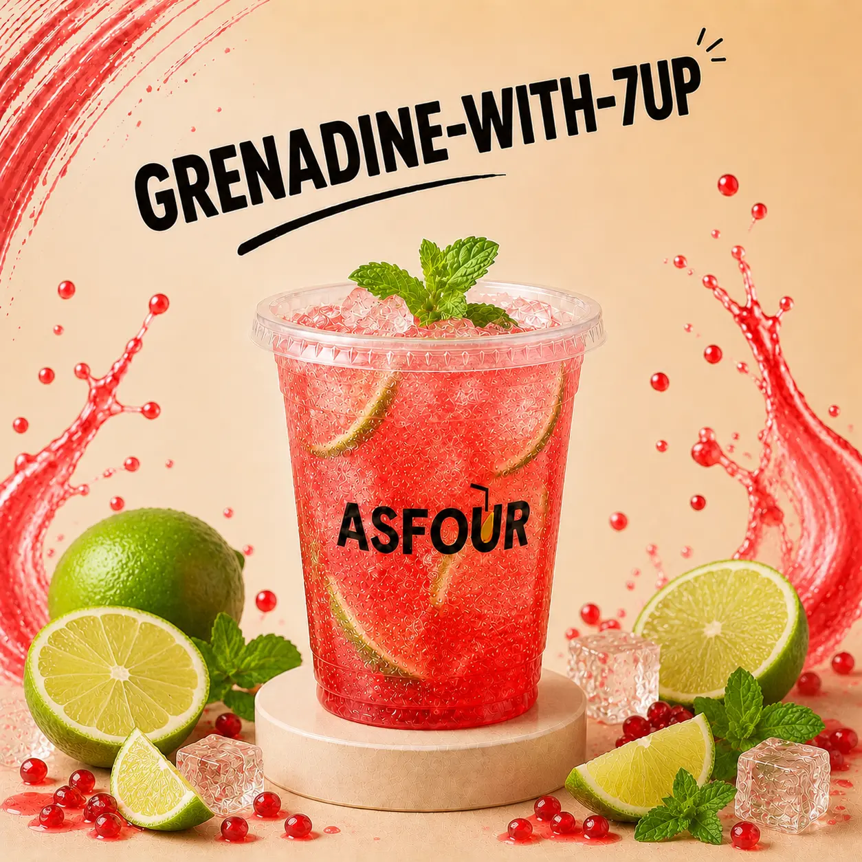Grenadine With 7up